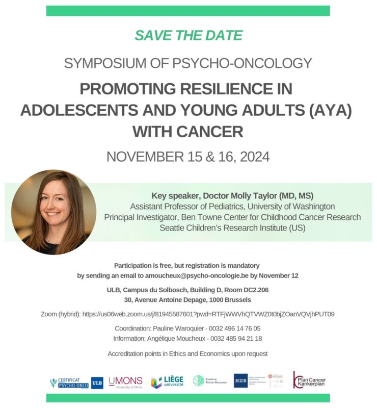 Promoting resilience in adolescents and young adults with cancer