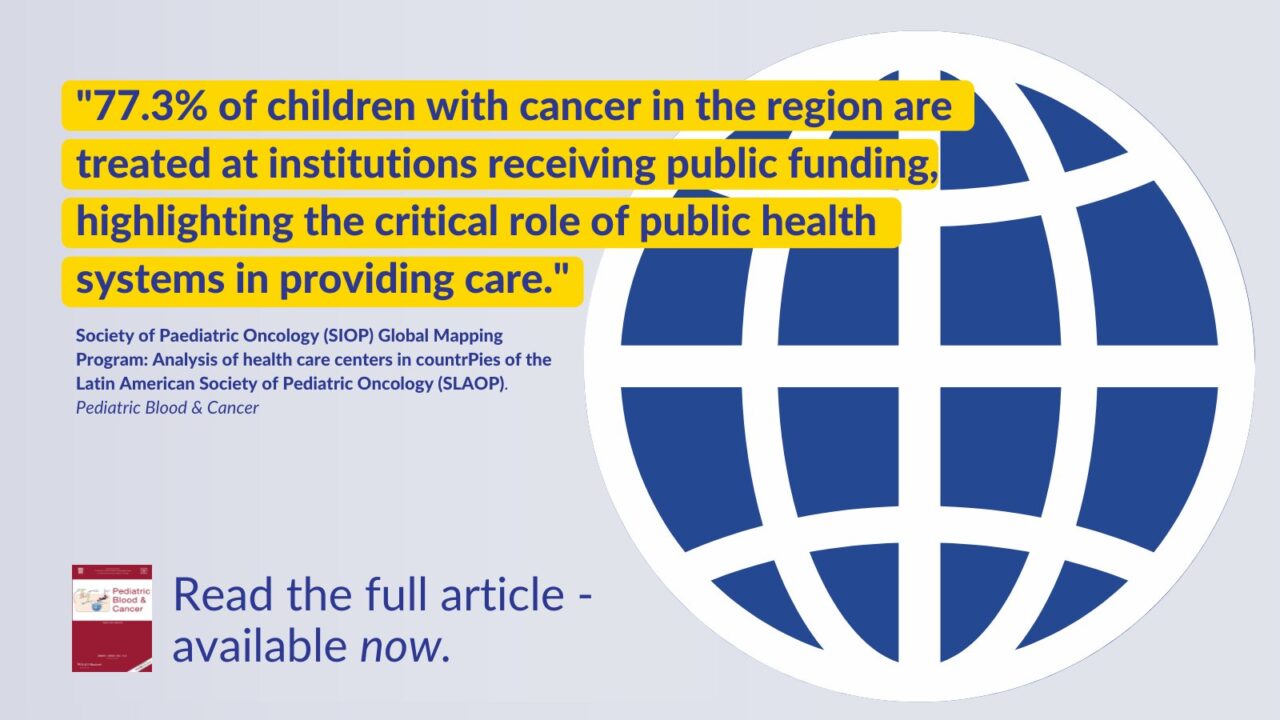 SIOP Global Mapping Program: Analysis of health care centers in countries of the SLAOP