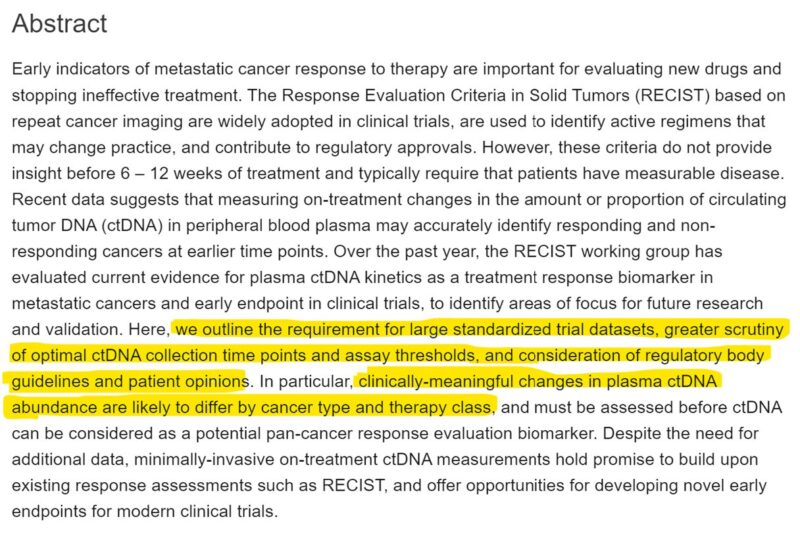 Alex Wyatt: Will ctDNA serve as a treatment response biomarker in metastatic cancers