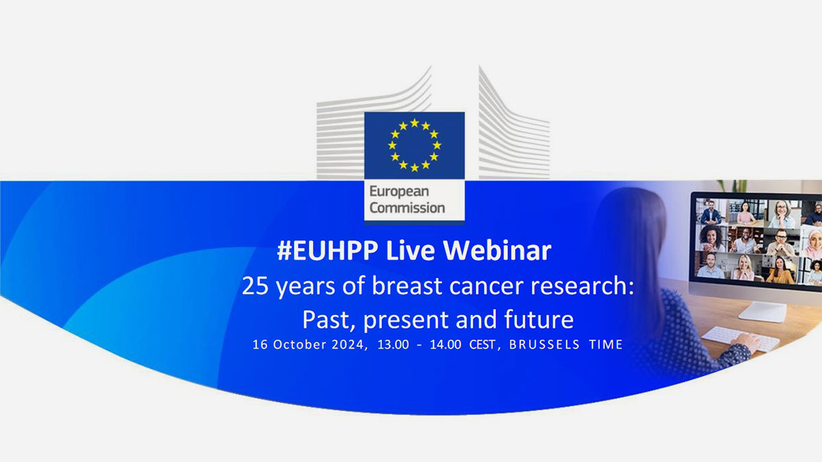 #EUHPP Live Webinar on 25 years of breast cancer research: Past, present and future