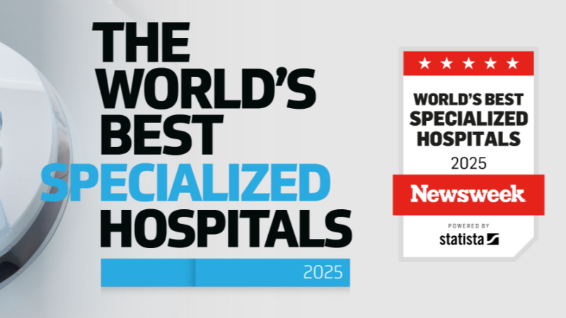 MD Anderson named as the World's Best Specialized Hospital for oncology care