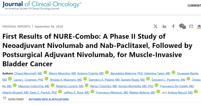 Andrea Necchi: Our next piece of the neoadjuvant puzzle in muscle-invasive bladder cancer