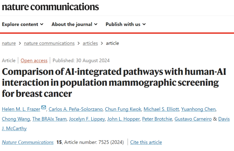 Francisco Esteva: AI reader is making strides in mammographic screening for breast cancer