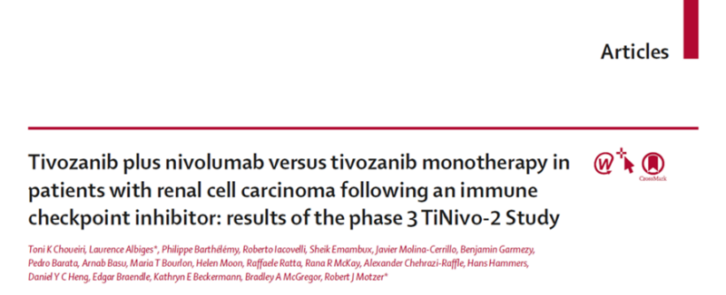 Toni Choueiri: Results from TiNivo2 are out at ESMO24 and The Lancet