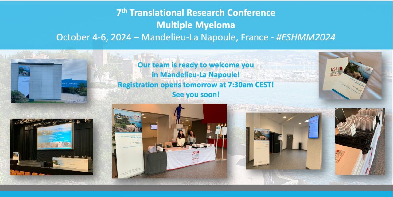 Registration opens for the 7th Translational Research Conference on Multiple Myeloma – ESH