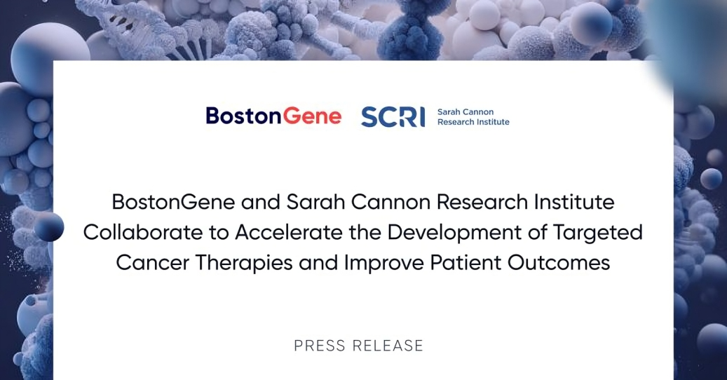 Sarah Cannon Research Institute Partners with BostonGene to integrate molecular testing and informatics platforms