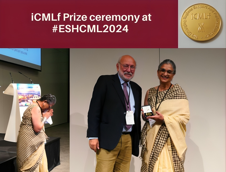 The iCMLf Prize ceremony at ESHCML 2024