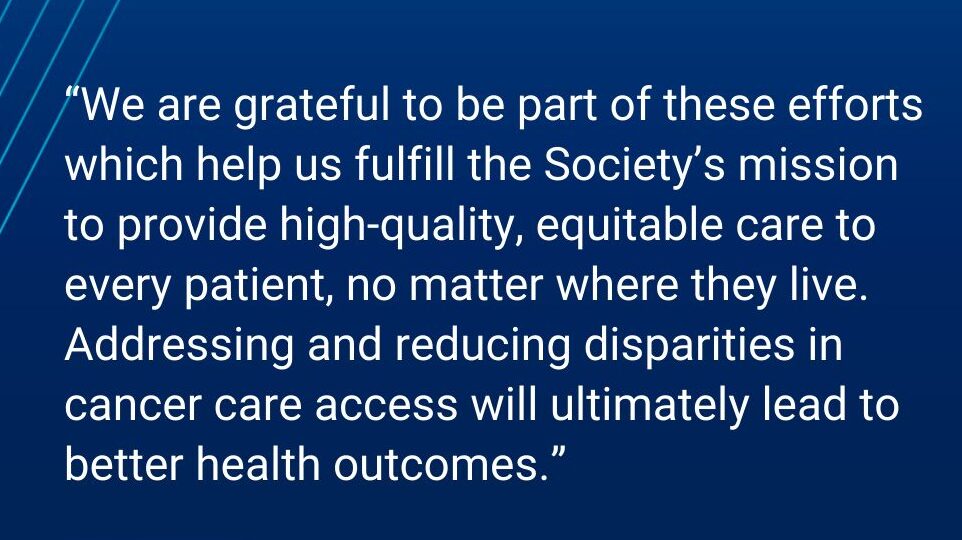 Patients residing in the frontier region of southwest Montana will now have access to cancer infusion services closer to home – ASCO