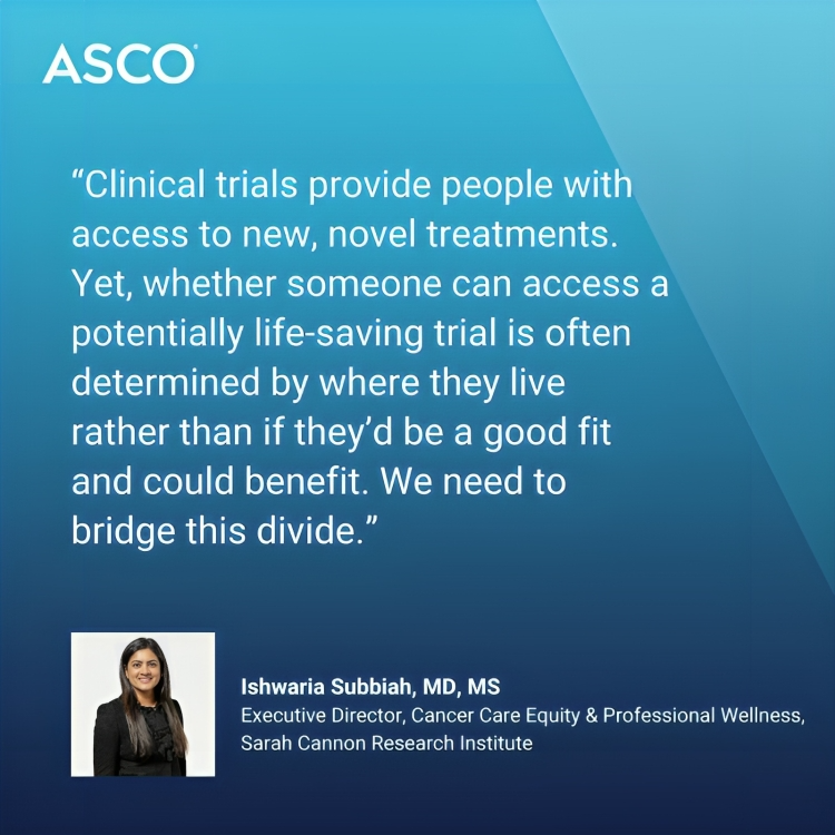 70% of U.S. counties lack a single active cancer treatment trial - ASCO