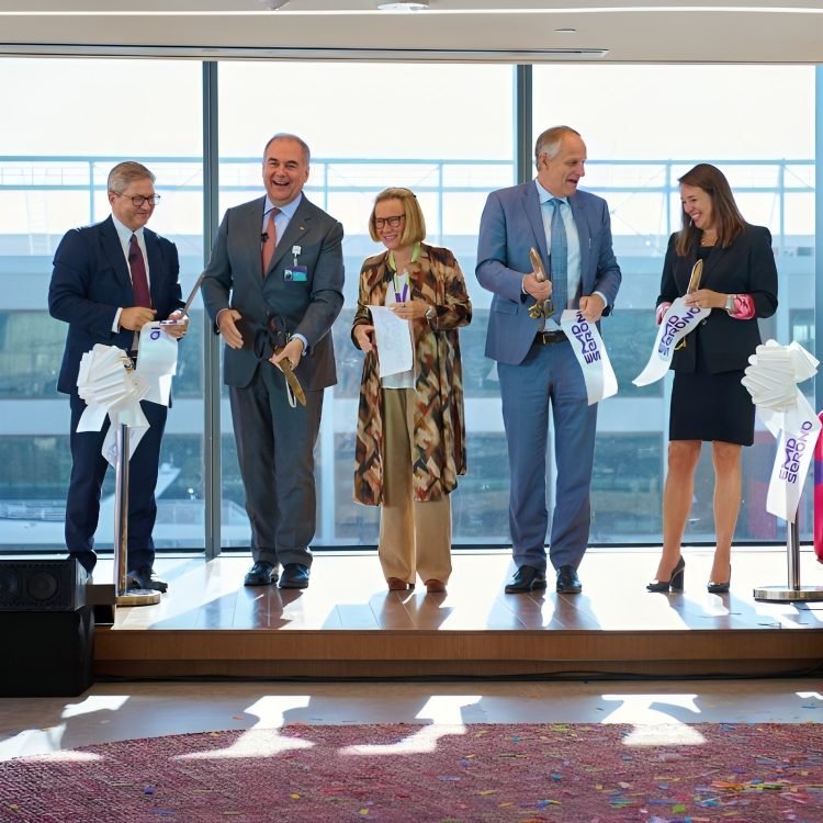 Ribbon-cutting ceremony in EMD Serono's headquarters in the Seaport district - Merck Healthcare