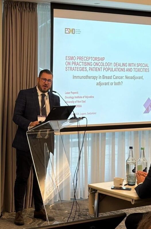 Lazar Popovic: Great pleasure to speak in ESMO preceptorships