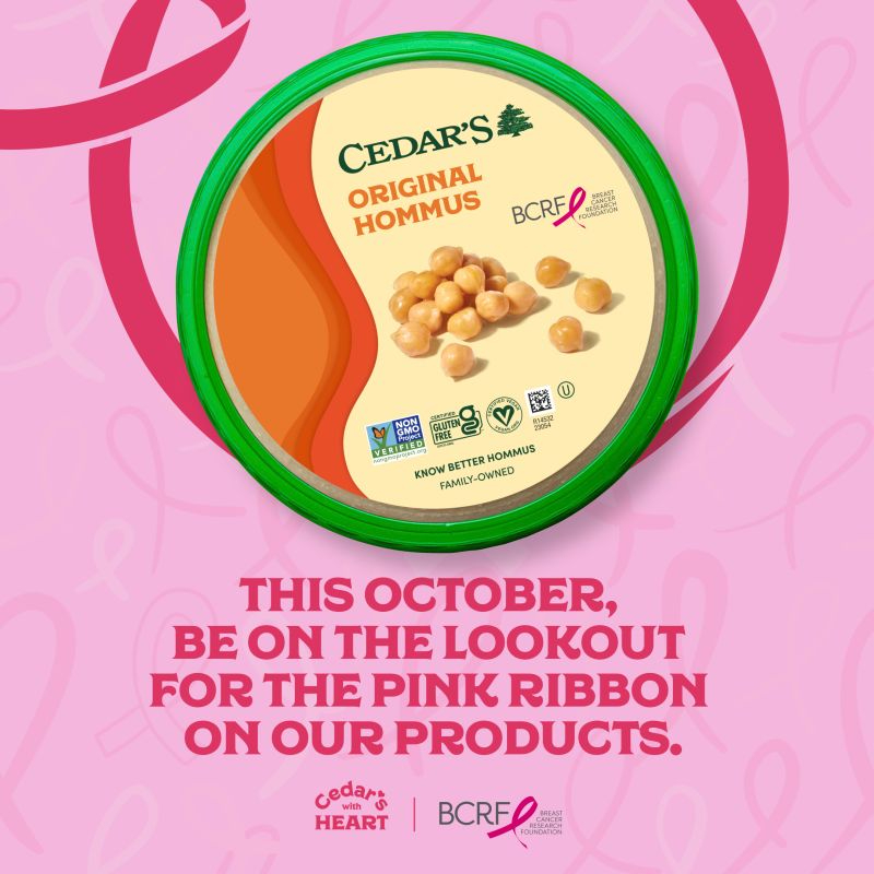 Cedar's Foods is donating $50,000 to support breast cancer research