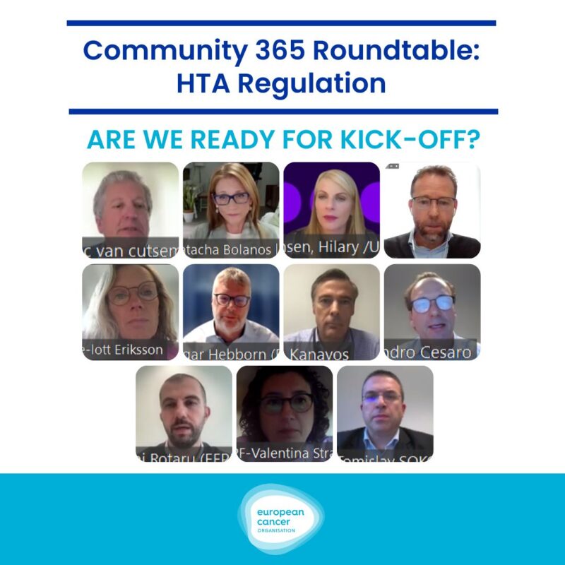 European Cancer Organisation - Community 365 Roundtable on HTA Cooperation