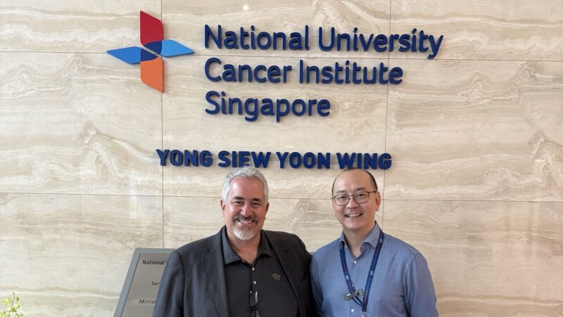 Honoured to host Ruben Mesa – National University Cancer Institute Singapore