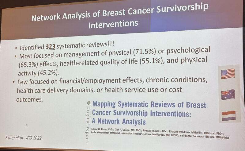 Maryam Lustberg: Several unmet needs in breast cancer survivors