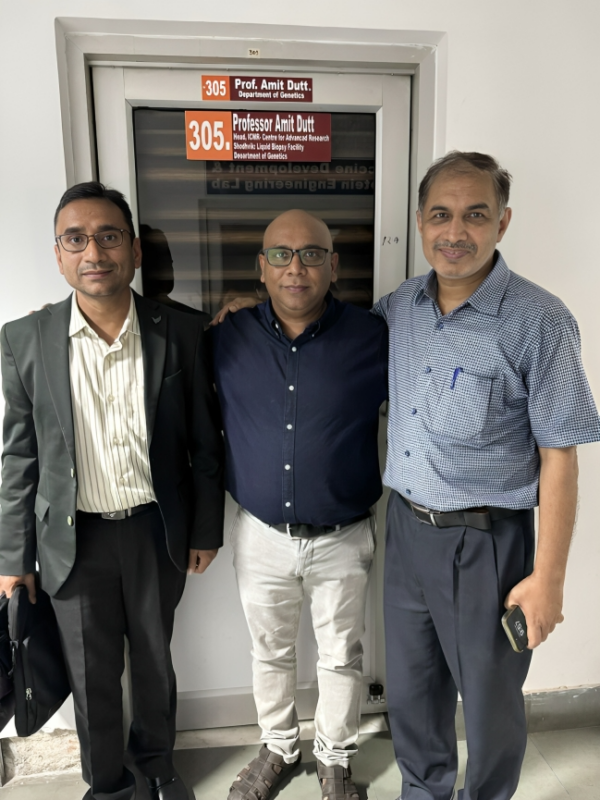 Prashant Kumar: A great pleasure to visit Amit Dutt lab at University of Delhi South Campus