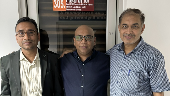 Prashant Kumar: A great pleasure to visit Amit Dutt lab at University of Delhi South Campus