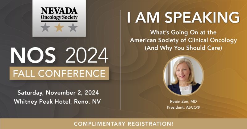 Robin Zon: Nevada Oncology Society meeting