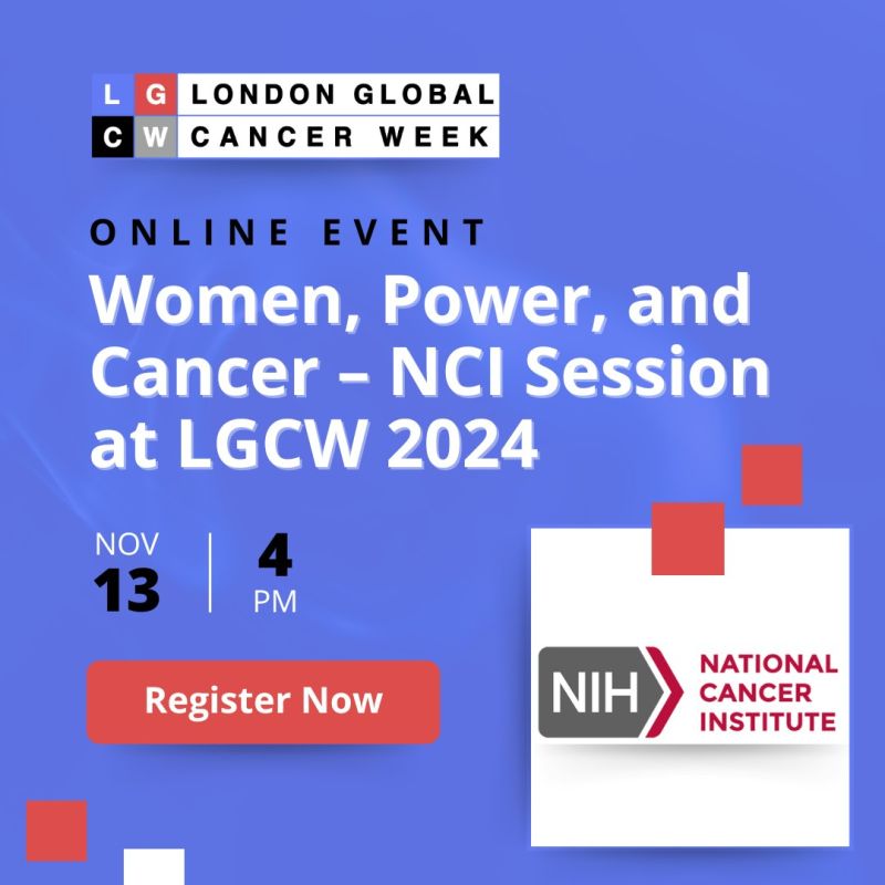 London Global Cancer Week - Monitoring Progress at the Intersection of Women, Power and Cancer