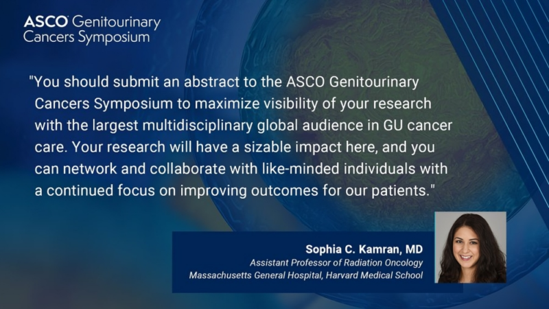 Share your study at the ASCO Genitourinary Cancers Symposium