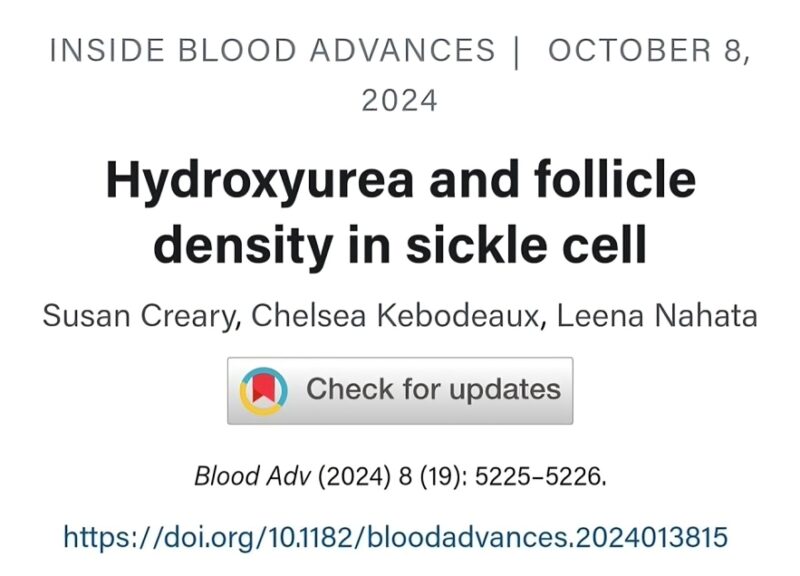 Hydroxyurea Reaffirmed as First-Line Choice in Sickle Cell Density Care