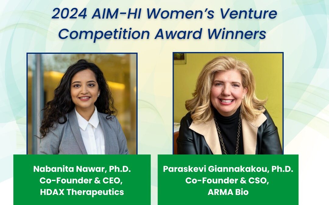 2024 AIM-HI Women’s Venture Competition Award Winners