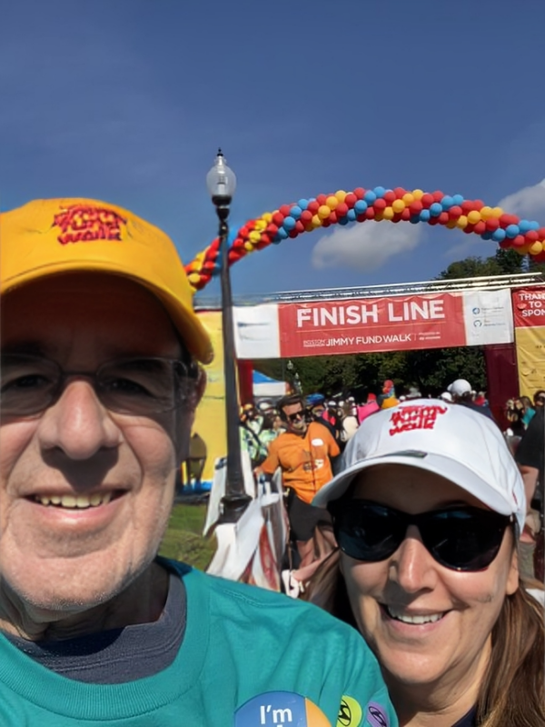 Alan Rubin: Looking forward to my 4th Jimmy Fund Walk with