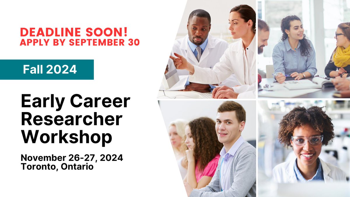 Application deadline is today for Early Career Researcher Workshop – CIHR Institute of Cancer Research