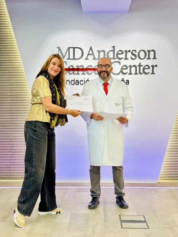 Karima Oualla: Rich moments at MD Anderson Madrid