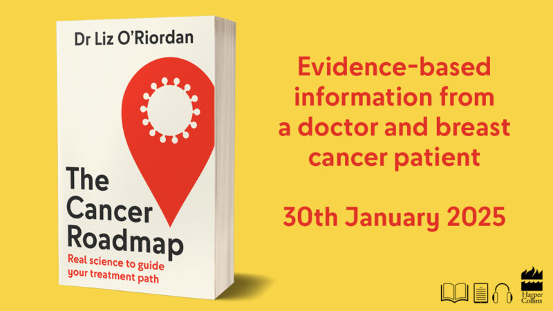 Liz O'Riordan: My third book "The cancer roadmap" is available to pre-order