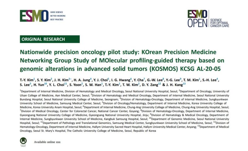 Precision Oncology