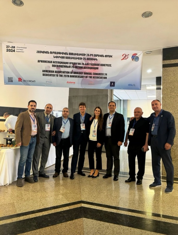 Chiara Mercinelli: 25th anniversary of the Armenian association of urology