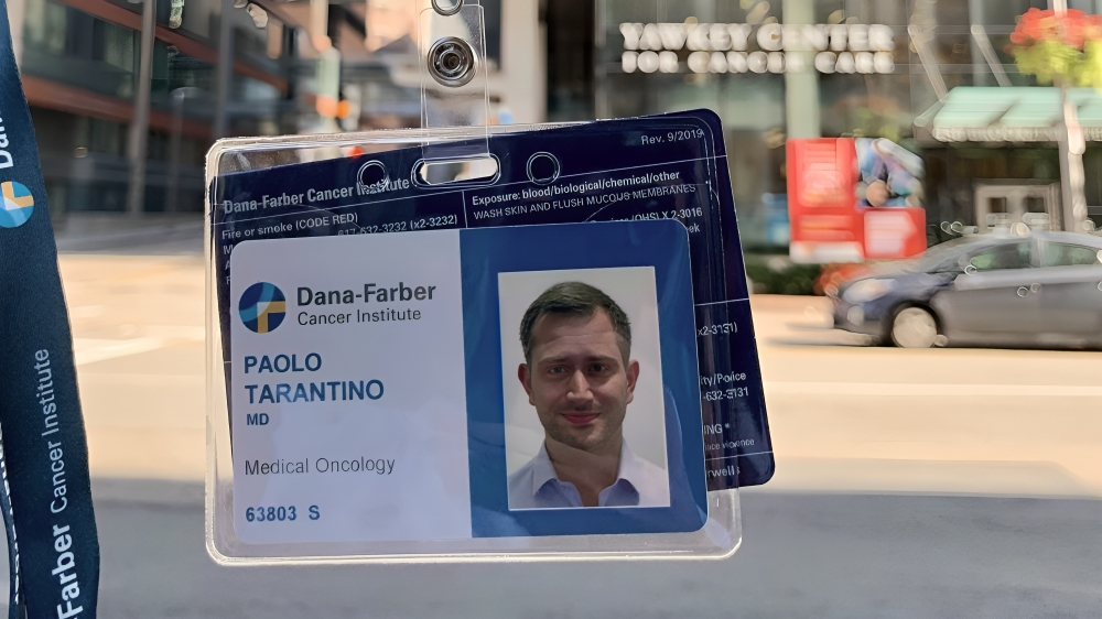 Paolo Tarantino: Feels like yesterday when I first stepped into Dana-Farber Cancer Institute