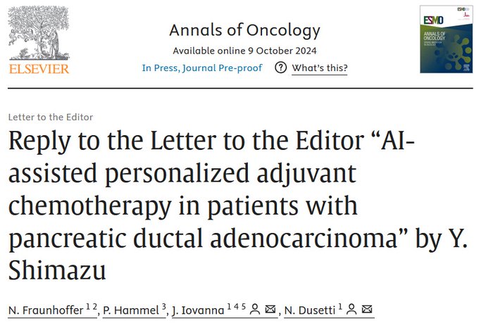 Nelson Dusetti: Guiding treatment decisions for operable and metastatic patients with PDAC