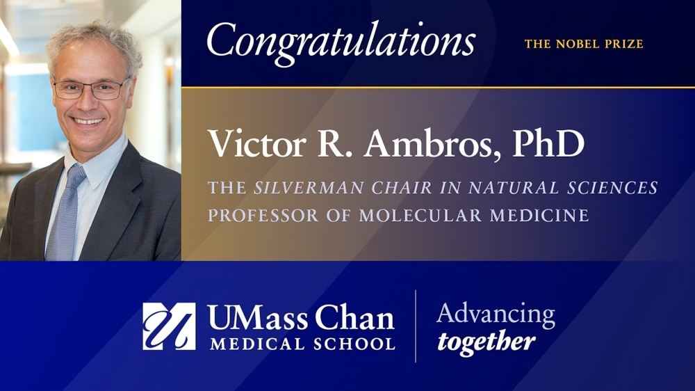 Victor R. Ambros to share the 2024 Nobel Prize in Physiology or Medicine for his co-discovery of microRNA – UMass Chan Medical School