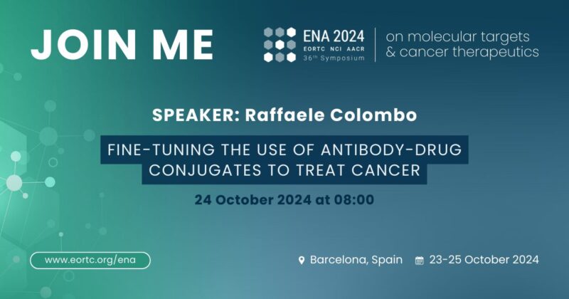 Raffaele Colombo: Excited to be presenting ADCs at the 36th ENA symposium