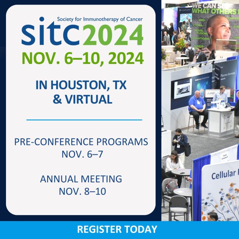 Society for Immunotherapy of Cancer - Experience the latest in Immuno Oncology science at SITC 2024