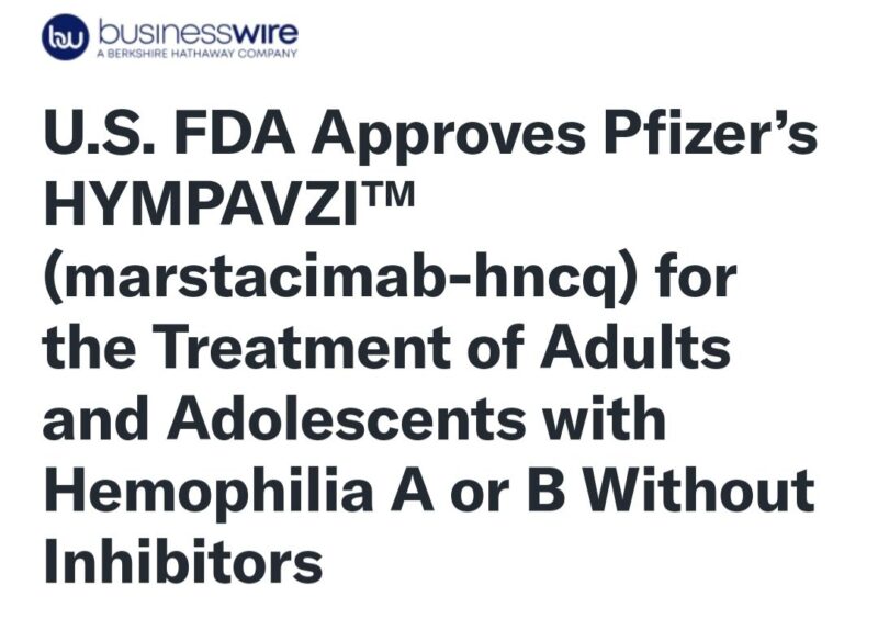 Akshat Jain: US FDA approves Marstacimab for Hemophilia A or B without inhibitors in adults and adolescents