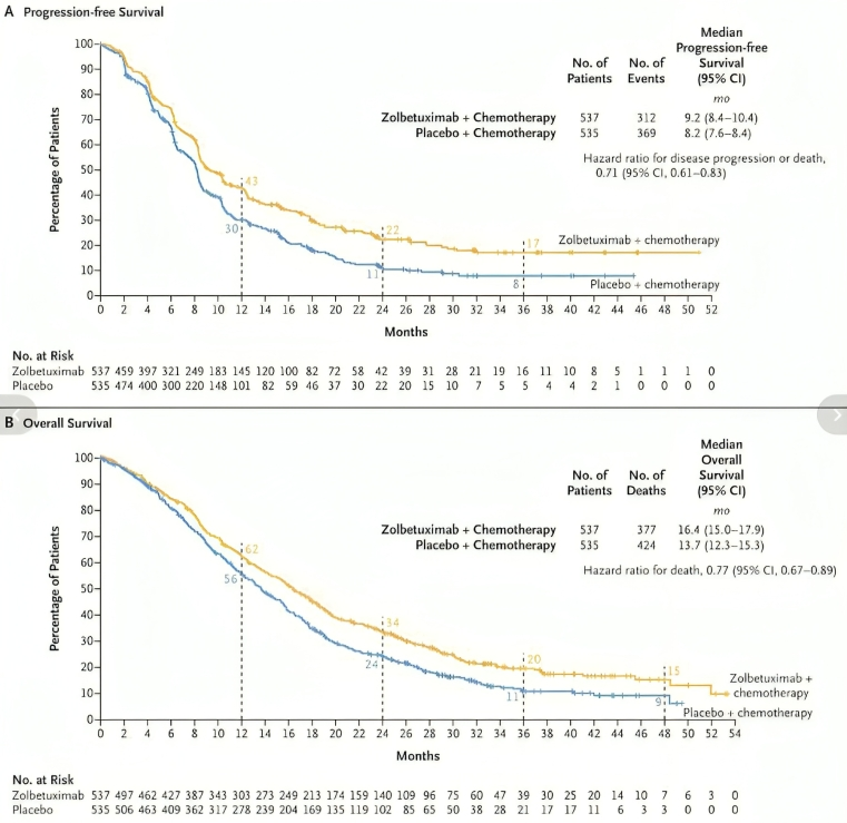 Zolbetuximab is now approved by the US FDA