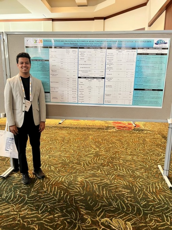 Anand Raja: Real-world data on Wilms tumor from our institute at the SIOP Congress