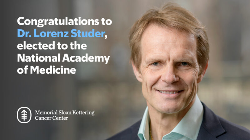 Deb Schrag and Lorenz Studer have been elected to the National Academy of Medicine