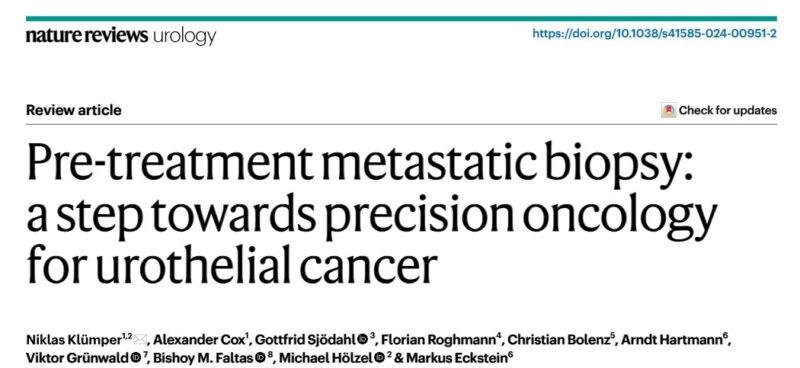 Sabine Brookman-May: Are pre-treatment biopsies the way to go in mUC?