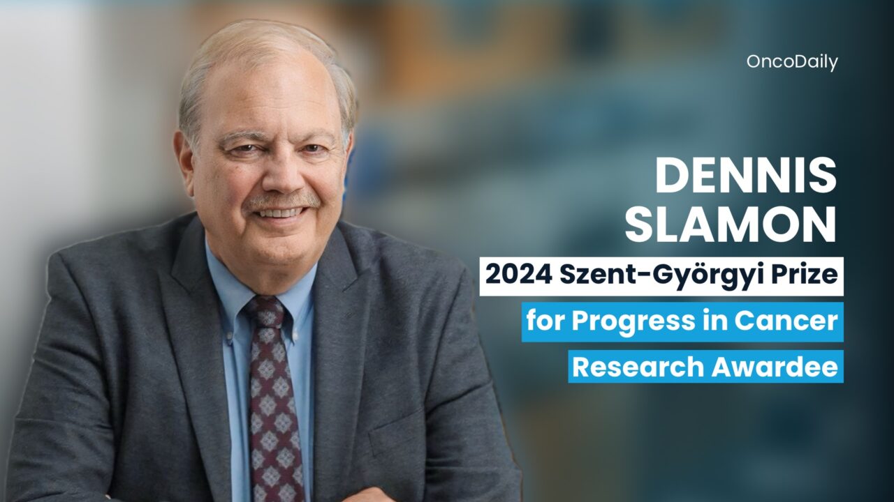 Dennis Slamon was honored with the 2024 Szent-Györgyi Prize for Progress in Cancer Research