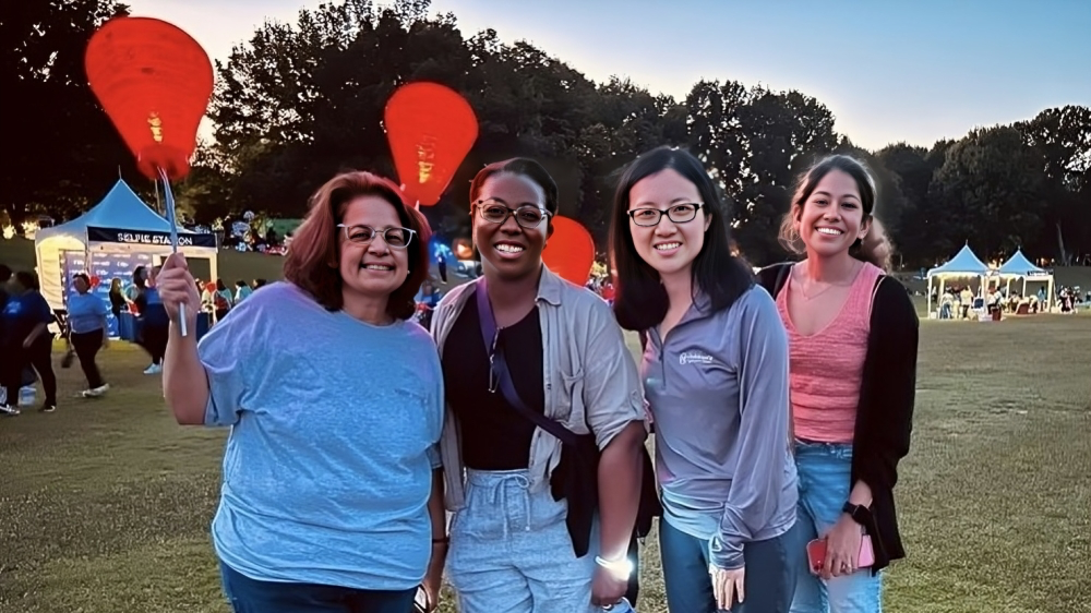 Aflac Cancer and Blood Disorders Center Team Raised over $1,000 at Annual LLS Light The Night Walk