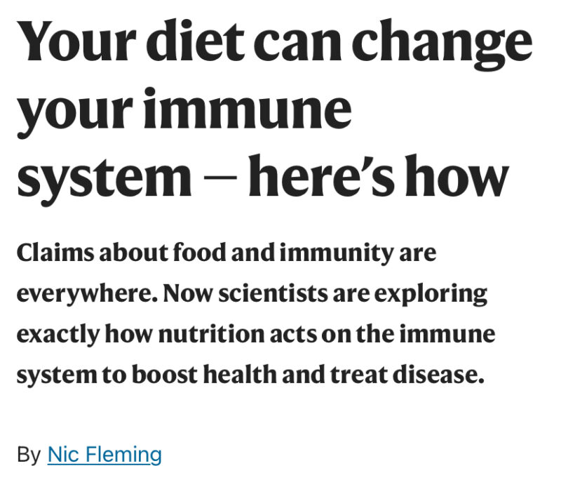 Can your diet change your immune system? - CRI