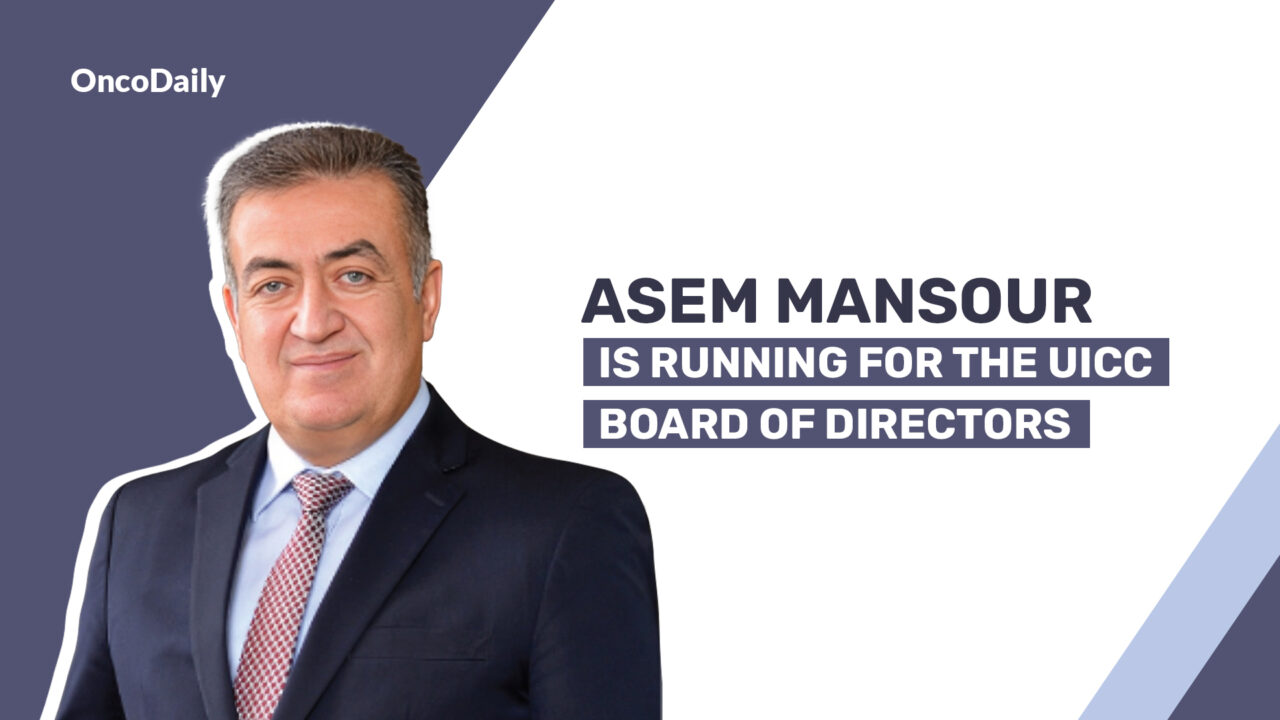 Asem Mansour Is Running For The UICC Board of Directors