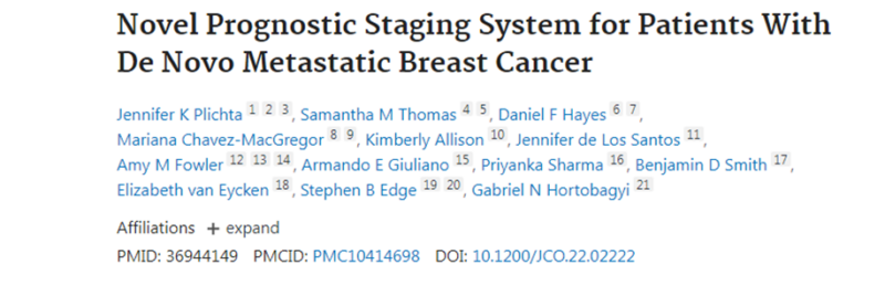 How to determine optimal treatment for de novo metastatic breast cancer