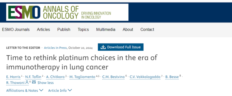 Marco Tagliamento: What might be platinum backbone in immunotherapy-containing regimens for lung cancer