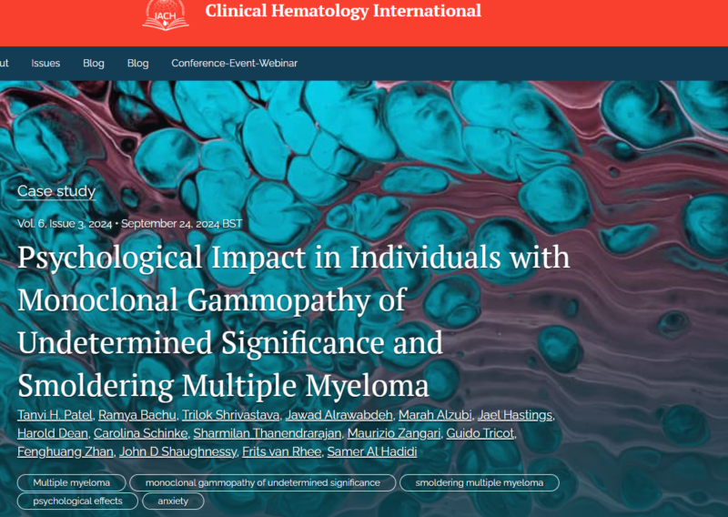 Myeloma Paper of the Day, October 1st, suggested by Robert Orlowski