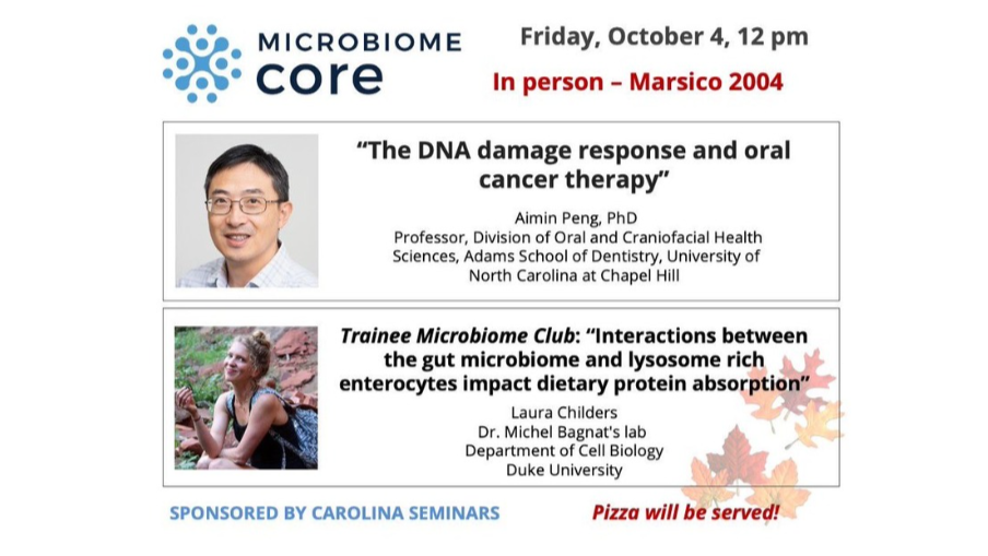 The First Friday Microbiome Seminar – UNC Microbiome Core